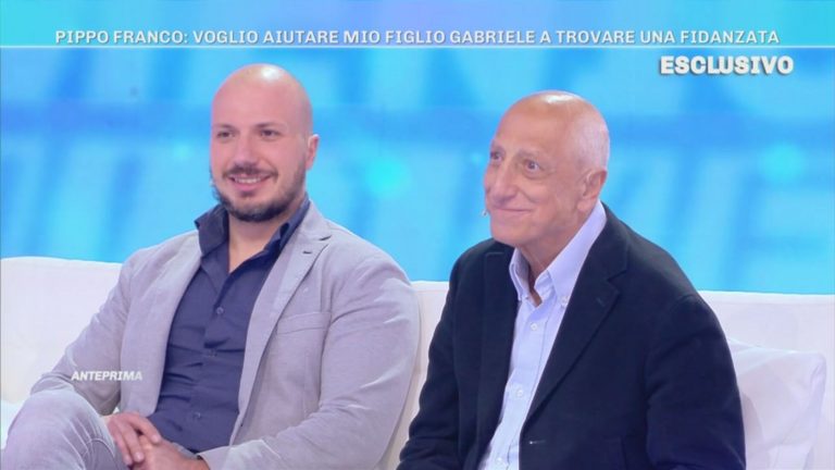 Pippo Franco a Domenica Live: «Aiuto mio figlio a trovare ...