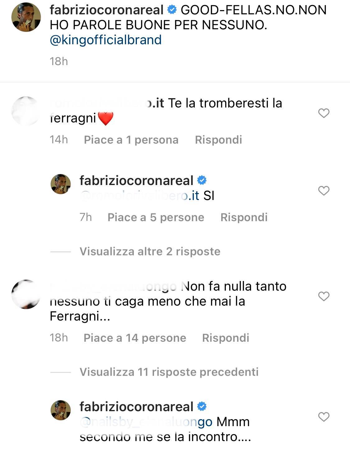 Chiara-Ferrgani-parla-Fabrizio-Corona-e-commenta